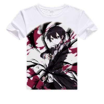 Anime Merchandise T-Shirt M Sword Art Online T-Shirt - Angry Kirito T-Shirt
