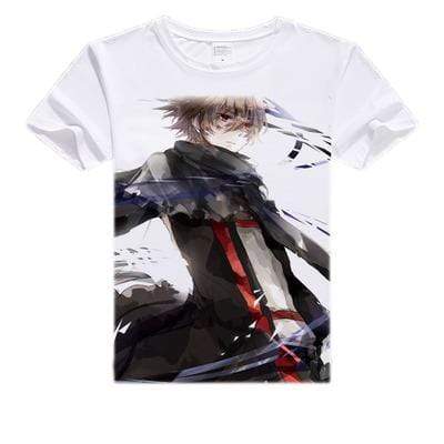 Anime Merchandise T-Shirt M Sword Art Online T-Shirt - Eugeo in Trench Coat T-Shirt