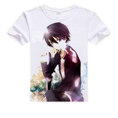 Anime Merchandise T-Shirt M Sword Art Online T-Shirt - Shojo RL Kirito T-Shirt
