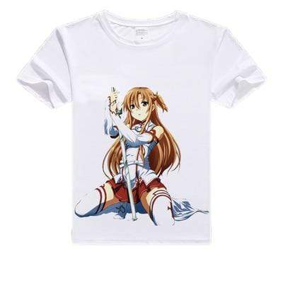 Anime Merchandise T-Shirt M Sword Art Online T-Shirt - Yuuki Asuna T-Shirt