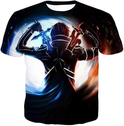 OtakuForm-OP Hoodie T-Shirt / XXS Sword Art Online Ultimate Player Kirito aka The Black Swordsman Cool Graphic Action Hoodie