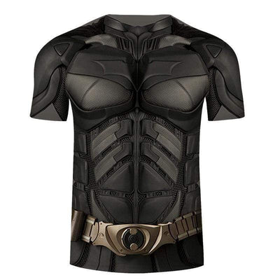OtakuForm-SH T-Shirt Gray / S The Dark Knight Armor Short Sleeve T-Shirt for Men