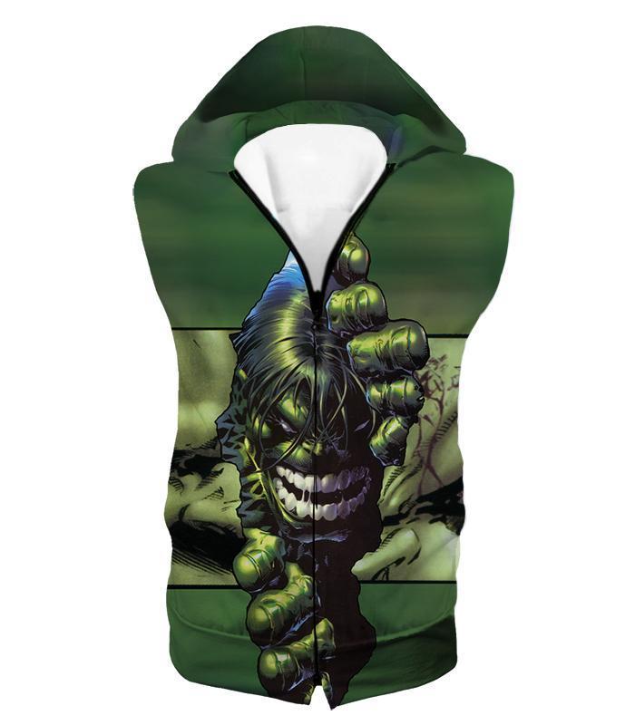 OtakuForm-OP Hoodie Hooded Tank Top / XXS The Green Monster Hulk Hoodie