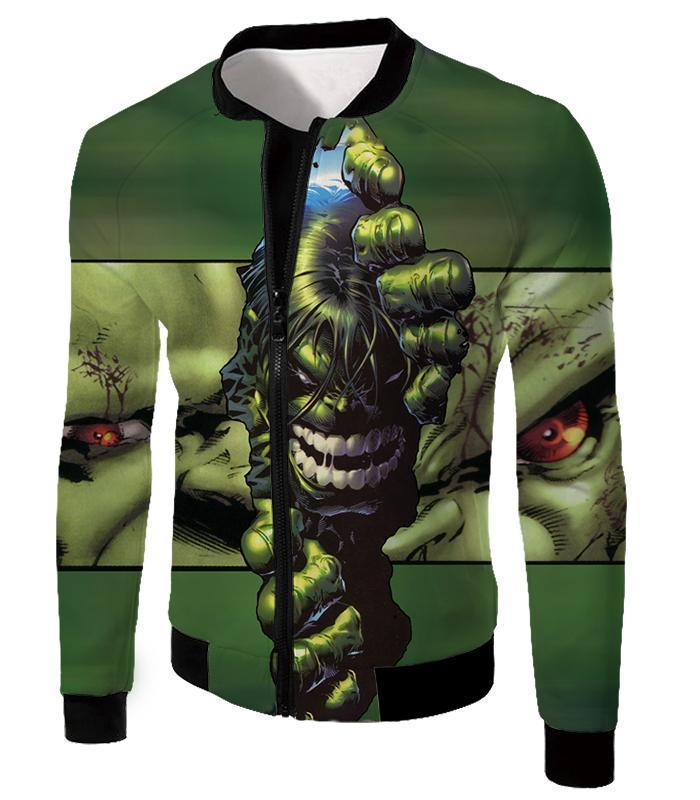 OtakuForm-OP Zip Up Hoodie Jacket / XXS The Green Monster Hulk Zip Up Hoodie