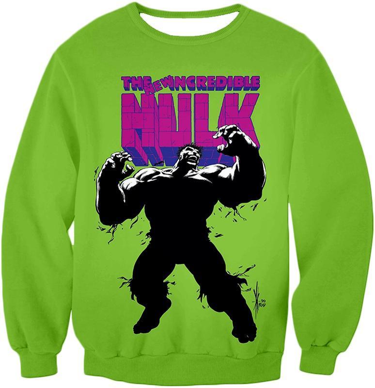 OtakuForm-OP Hoodie Sweatshirt / XXS The New Incredible Hulk Promo Green Hoodie
