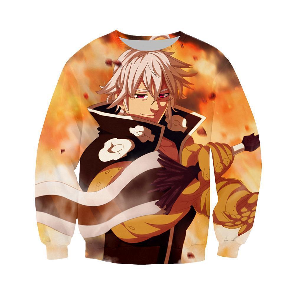 Anime Merchandise Sweatshirt M / Orange The Seven Deadly Sins Sweater - Estarossa Sweater Pullover