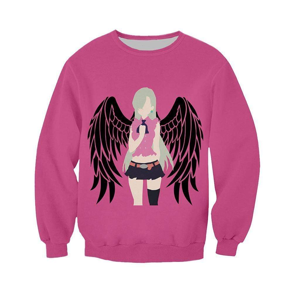 Anime Merchandise Sweatshirt M The Seven Deadly Sins Sweatshirt - Angel Elizabeth Sweatshirt