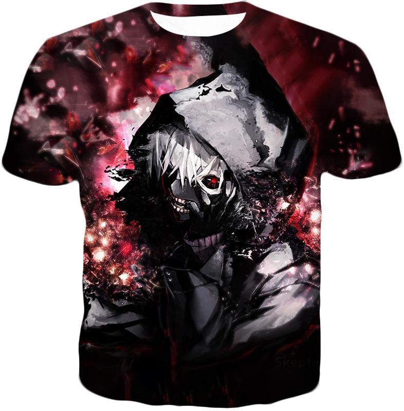 OtakuForm-OP Hoodie T-Shirt / US XXS (Asian XS) Tokyo Ghoul Ghoul Cannibal Ken Kaneki Cool Printed Hoodie