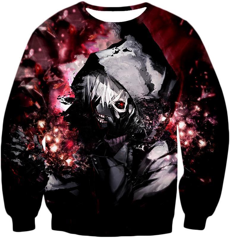 OtakuForm-OP Hoodie Sweatshirt / US XXS (Asian XS) Tokyo Ghoul Ghoul Cannibal Ken Kaneki Cool Printed Hoodie