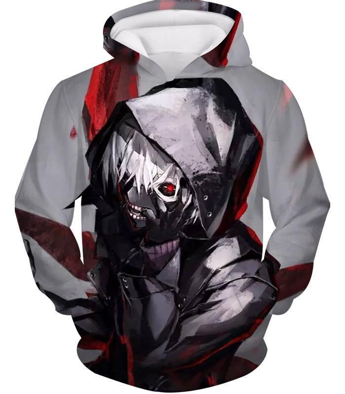 OtakuForm-OP Sweatshirt Hoodie / XXS Tokyo Ghoul Kaneki Ken Sweatshirt - Tokyo Ghoul 3D Sweatshirts And Clothing Sweatshirt