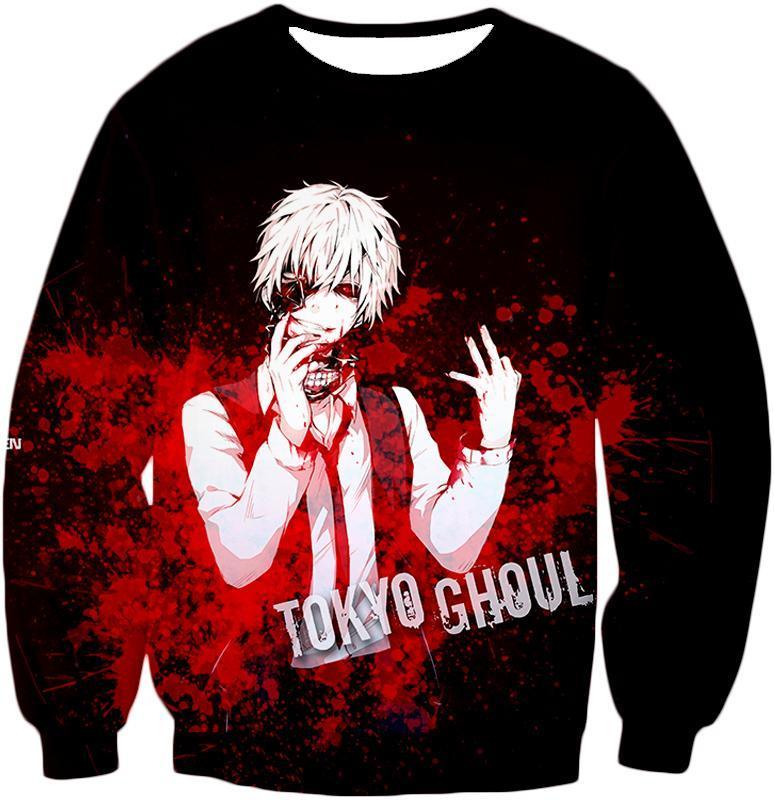 OtakuForm-OP Hoodie Sweatshirt / US XXS (Asian XS) Tokyo Ghoul Ken Kaneki Tokyo Ghoul Black Promo Hoodie