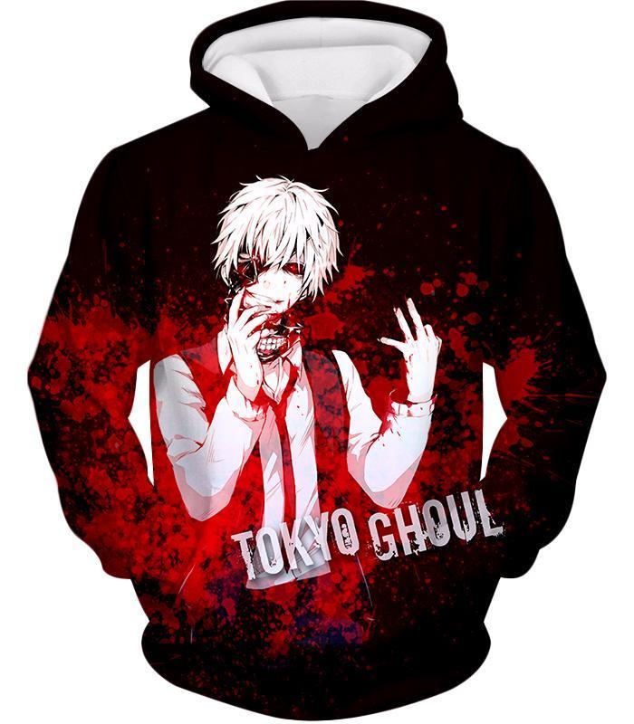 OtakuForm-OP Sweatshirt Hoodie / US XXS (Asian XS) Tokyo Ghoul Ken Kaneki Tokyo Ghoul Black Promo Sweatshirt