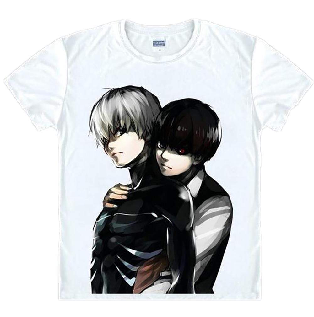 Anime Merchandise T-Shirt M Tokyo Ghoul Shirt - Kaneki Fan Art T-Shirt