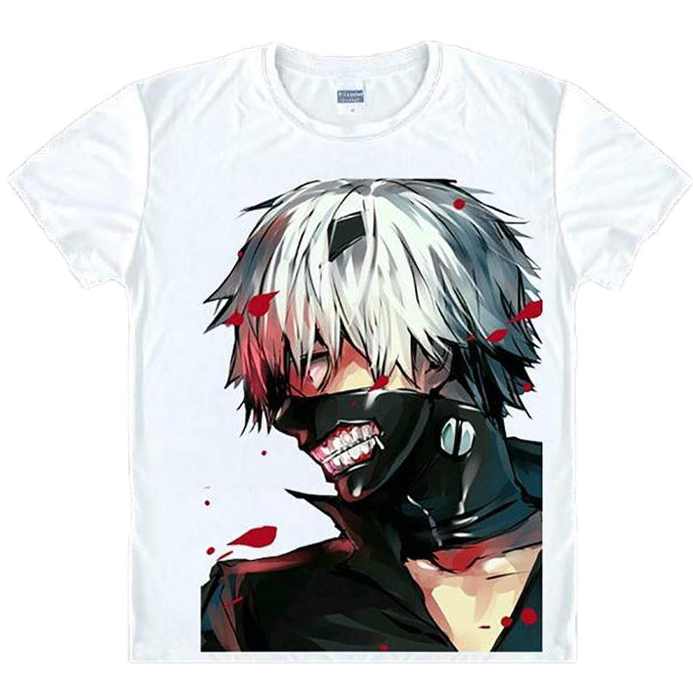 Anime Merchandise T-Shirt M Tokyo Ghoul Shirt - Kaneki Profile T-Shirt