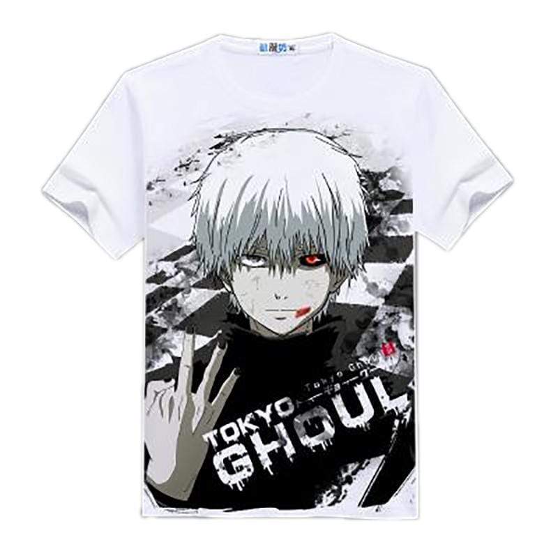 Anime Merchandise T-Shirt M Tokyo Ghoul Shirt - Kaneki Without Mask T-Shirt