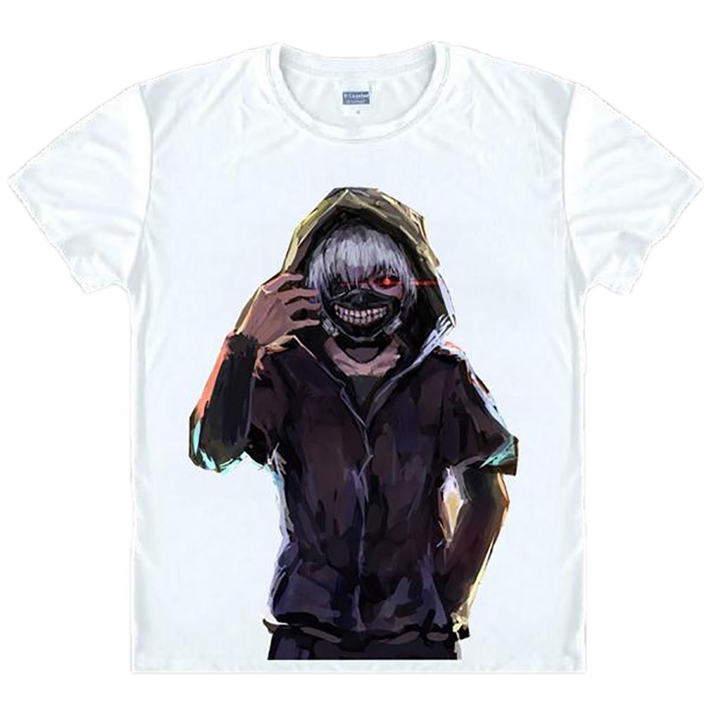 Anime Merchandise T-Shirt M Tokyo Ghoul Shirt - Ken in Hoodie T-Shirt