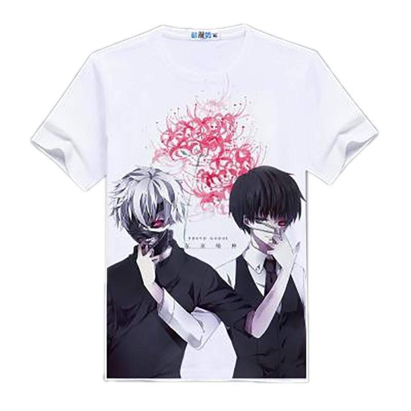 Anime Merchandise T-Shirt M Tokyo Ghoul Shirt - Light Side | Dark Side T-Shirt