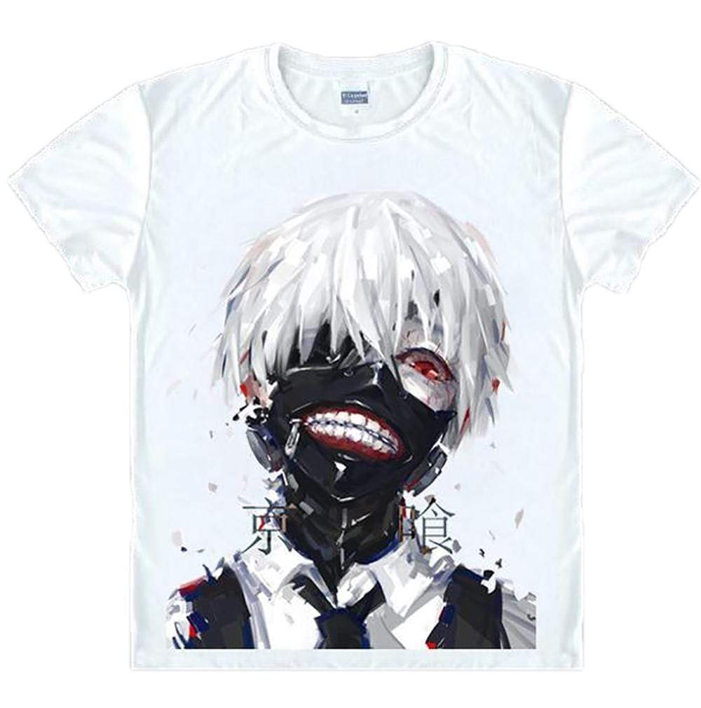Anime Merchandise T-Shirt XS Tokyo Ghoul Shirt - Mask & Tie T-Shirt
