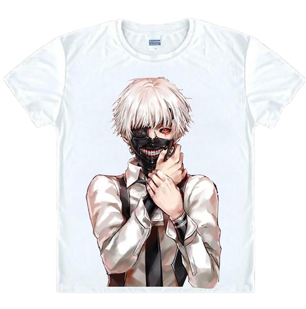 Anime Merchandise T-Shirt M Tokyo Ghoul Shirt - Putting on Mask T-Shirt