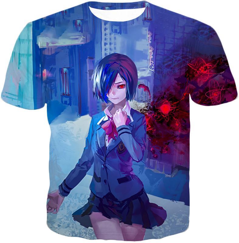 OtakuForm-OP T-Shirt T-Shirt / XXS Tokyo Ghoul T-Shirt - Tokyo Ghoul Super Cute Anime Girl Touka Kirishima Amazing  T-Shirt