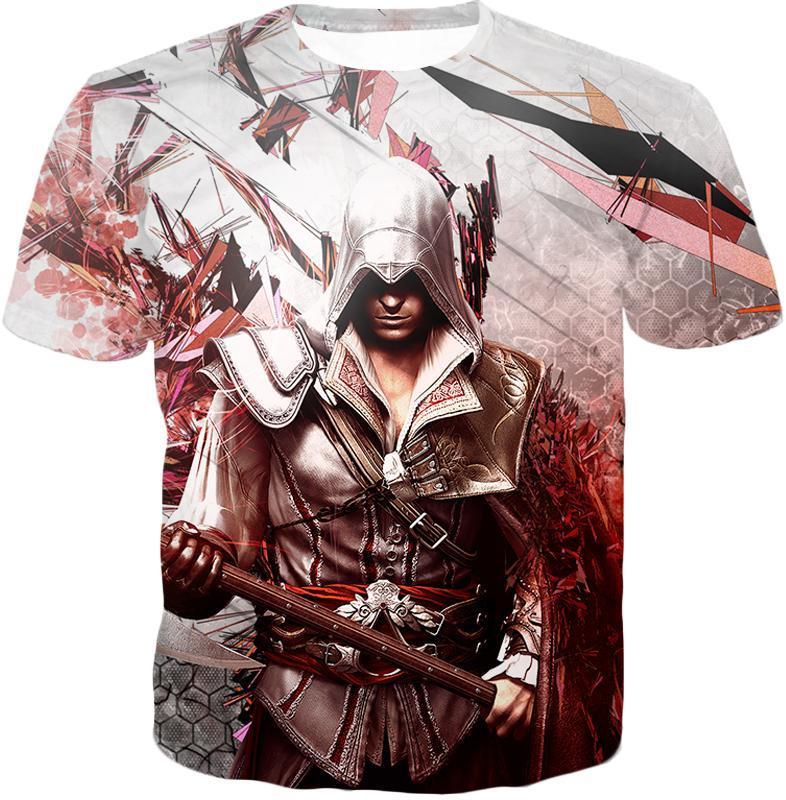 OtakuForm-OP Hoodie T-Shirt / XXS Ultimate Ezio Auditore Cool Action Assassin Hero Graphic Hoodie