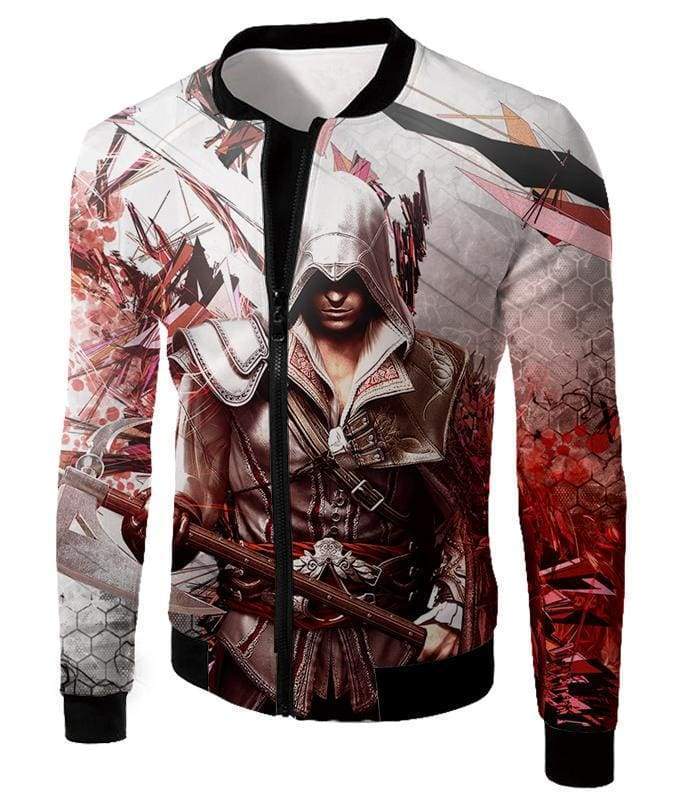 OtakuForm-OP Sweatshirt Jacket / XXS Ultimate Ezio Auditore Cool Action Assassin Hero Graphic Sweatshirt