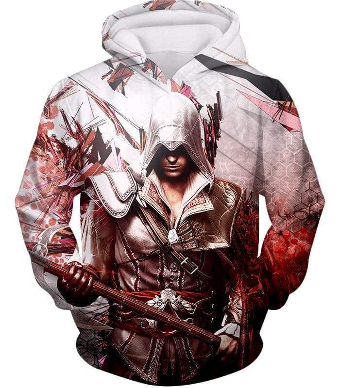 OtakuForm-OP Sweatshirt Hoodie / XXS Ultimate Ezio Auditore Cool Action Assassin Hero Graphic Sweatshirt