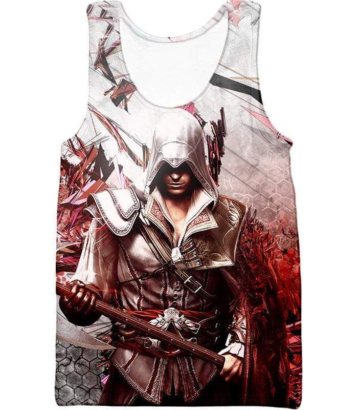 OtakuForm-OP Sweatshirt Tank Top / XXS Ultimate Ezio Auditore Cool Action Assassin Hero Graphic Sweatshirt