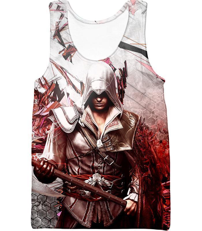 OtakuForm-OP T-Shirt Tank Top / XXS Ultimate Ezio Auditore Cool Action Assassin Hero Graphic T-Shirt
