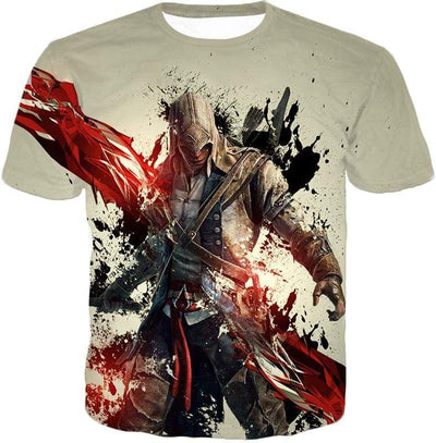 OtakuForm-OP Sweatshirt T-Shirt / XXS Ultimate Hero Ratonhnhake:ton Assassin Creed III Cool White Sweatshirt