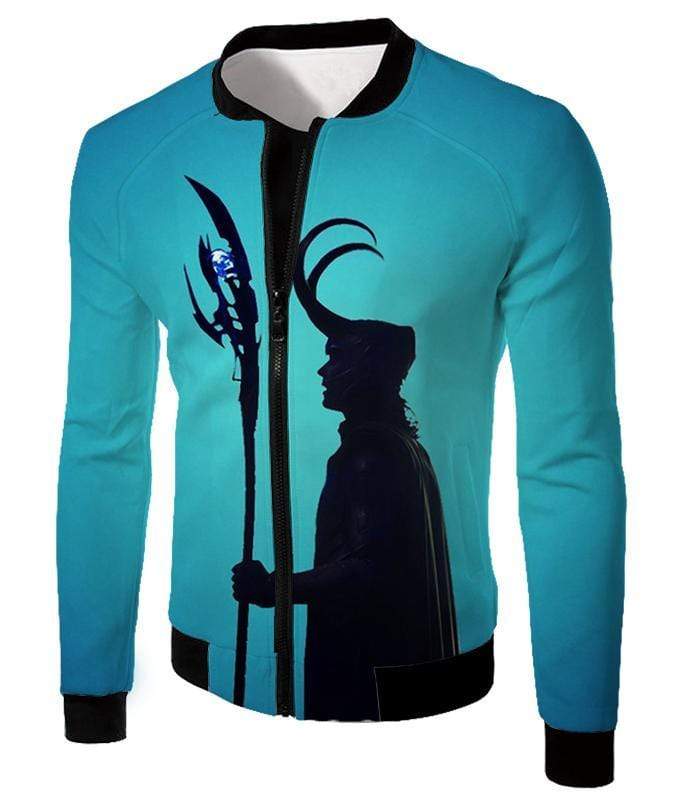 OtakuForm-OP T-Shirt Jacket / XXS VillainoAsgardian Loki Cool Blue T-Shirt