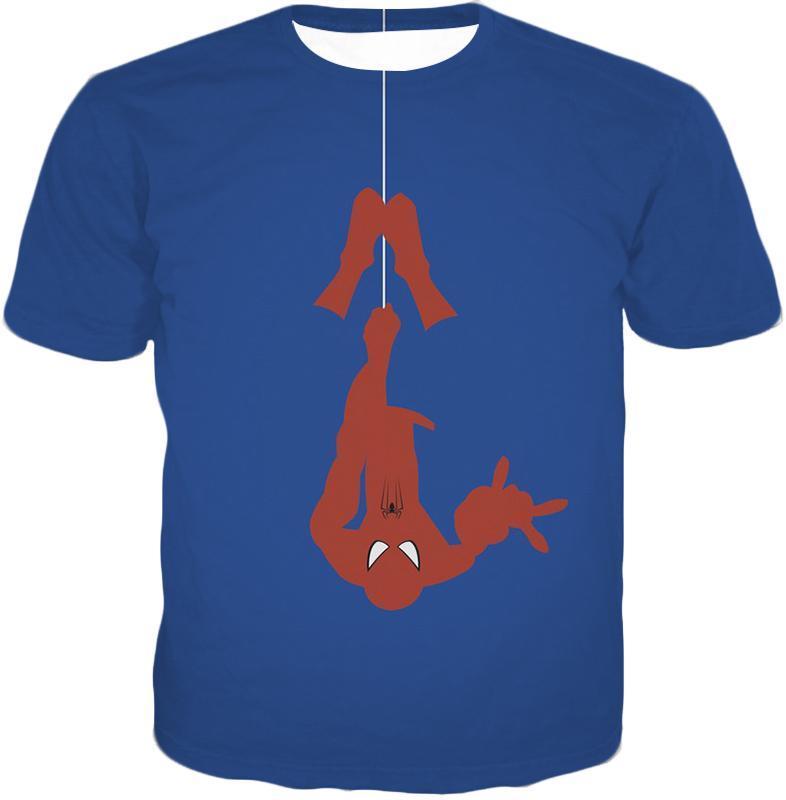 OtakuForm-OP Jacket T-Shirt / XXS Web Slinging Cool American Hero Spiderman Blue Action Jacket