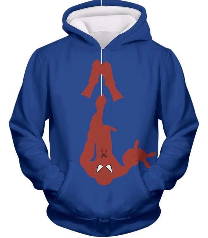 OtakuForm-OP T-Shirt Hoodie / XXS Web Slinging Cool American Hero Spiderman Blue Action T-Shirt