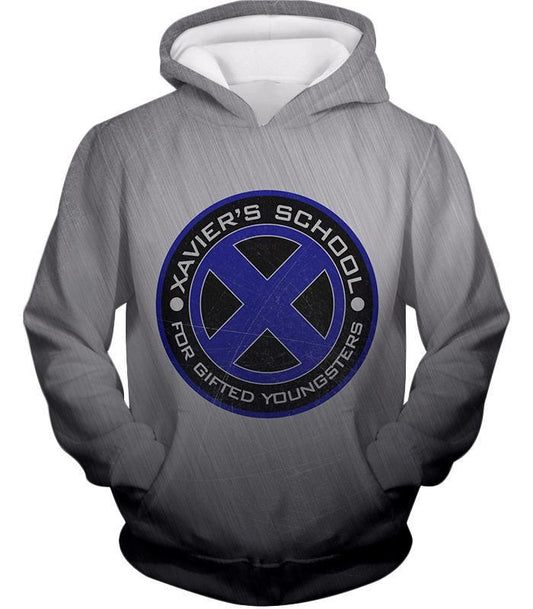 OtakuForm-OP Hoodie Hoodie / XXS X-Men Charles Xaviers School For Gifted Youngsters Promo Grey Hoodie
