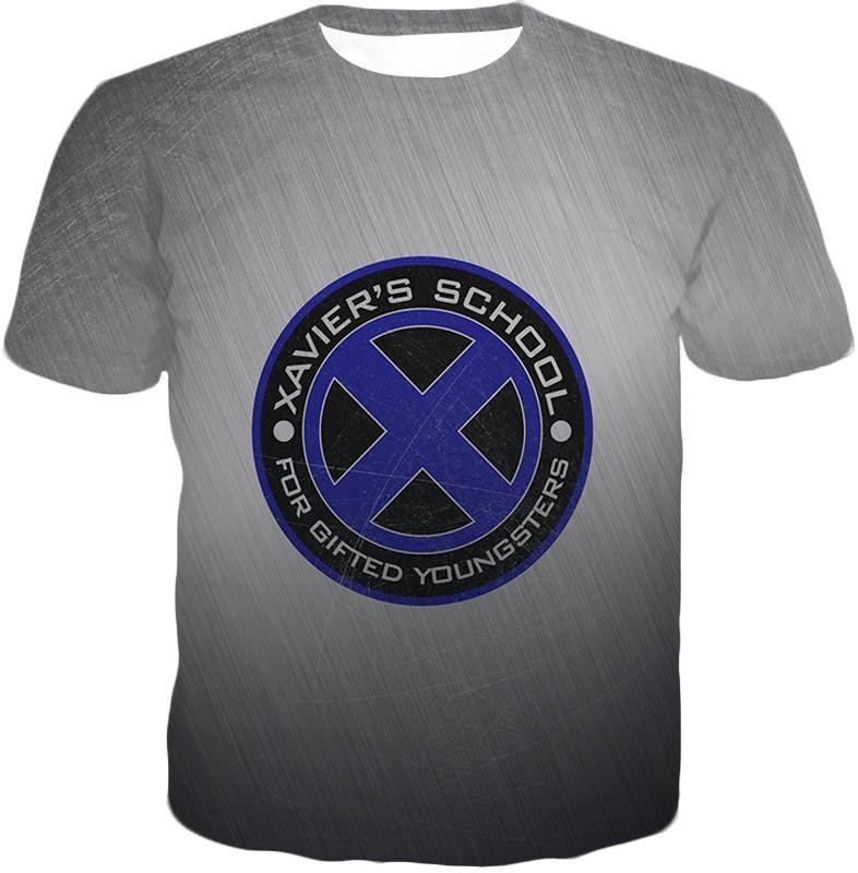 OtakuForm-OP Hoodie T-Shirt / XXS X-Men Charles Xaviers School For Gifted Youngsters Promo Grey Hoodie